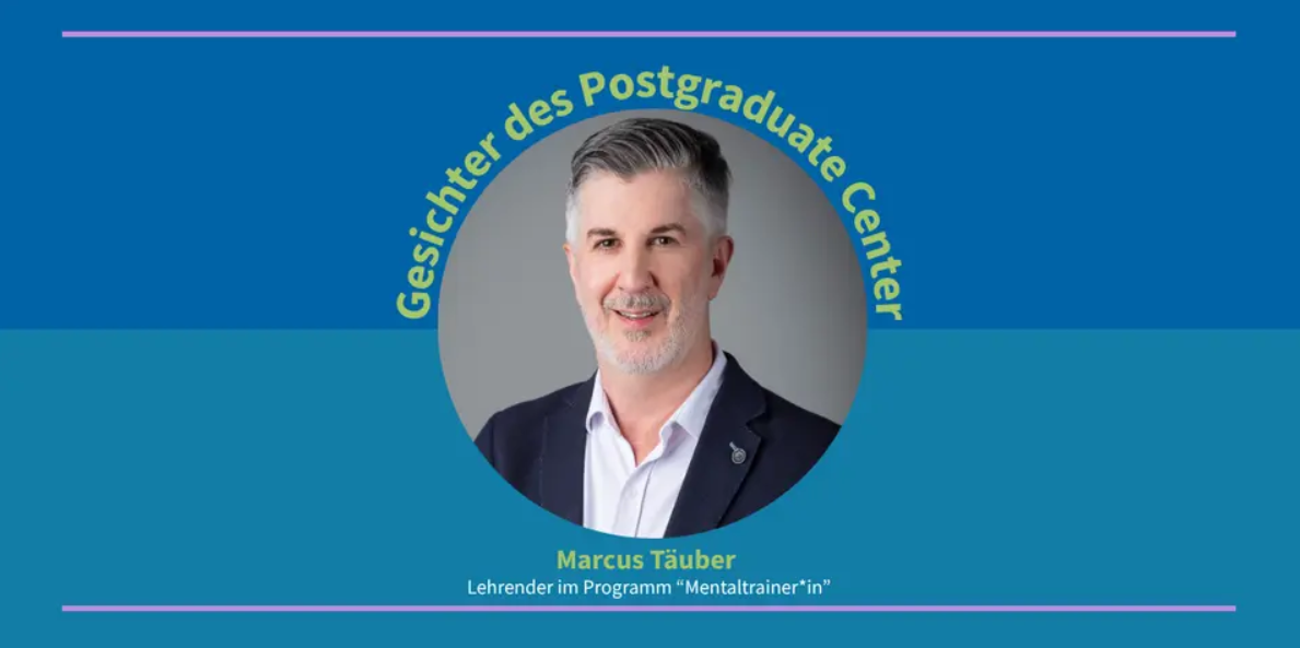 Portrait von Marcus Täuber mit Link zu einem Interview